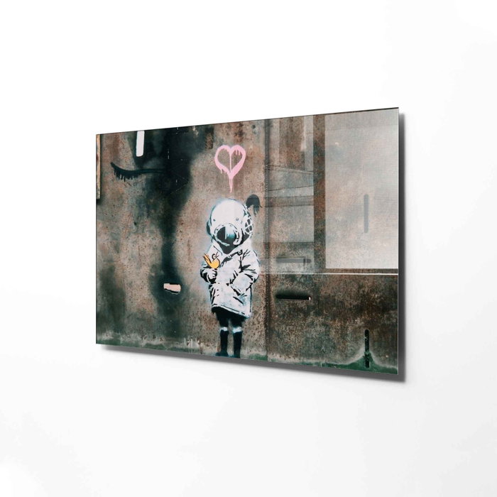 Wallity UV-666 Pintura Decorativa de Vidrio Templado Multicolor 45 x 65 cm